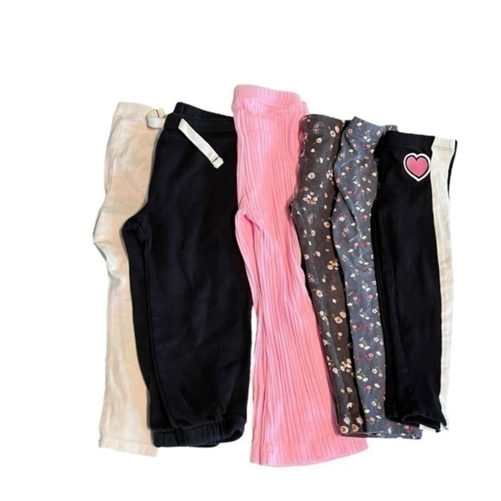 Lot 6 pairs of pants Size 2T old navy carters TCP Oshkosh cat & Jack